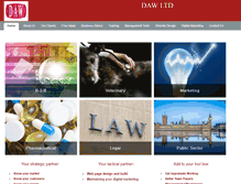 Tablet Screenshot of daw.co.uk